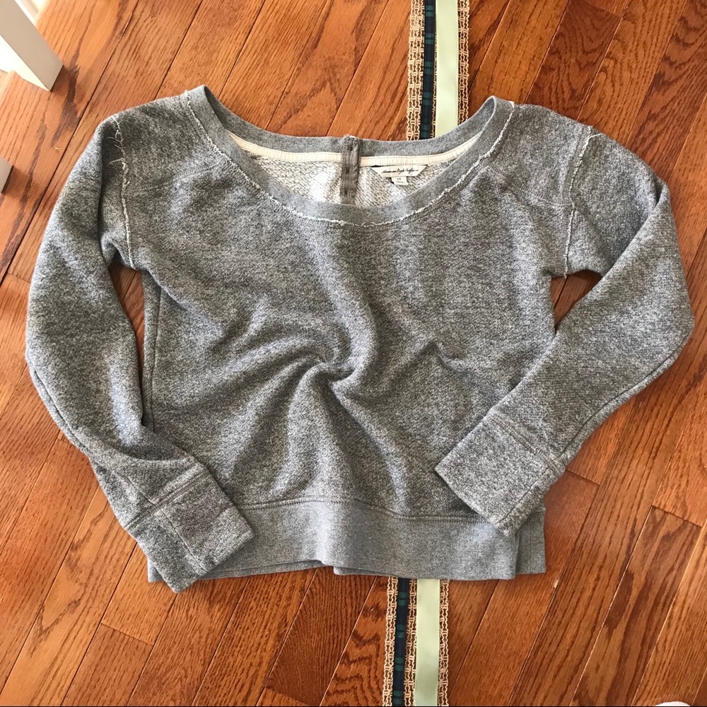 American Eagle Outfitters scoop neck sweatshirt